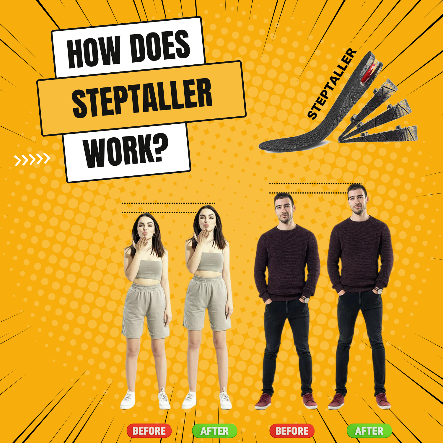 Discover How STEPTALLER Boosts Your Posture and Presence